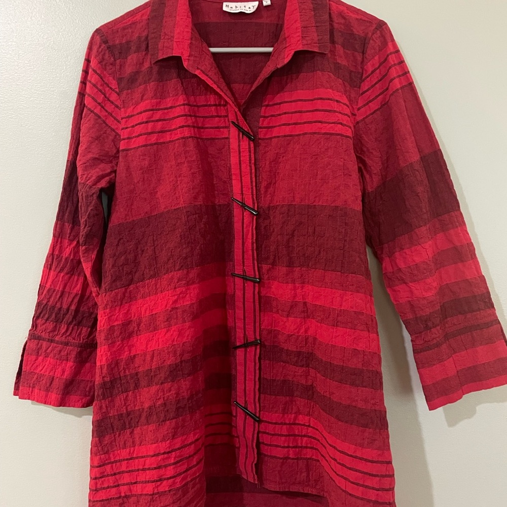Habitat shirt small crinkled texture